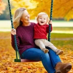 타타 하리아의 장거리 주행 성능 - **Prompt 1:** A vibrant, sun-drenched park scene with a young family enjoying an autumn afternoon. A...